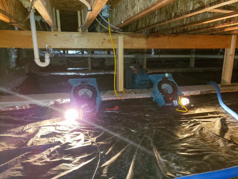 Encapsulated Crawlspace with Vent Seals